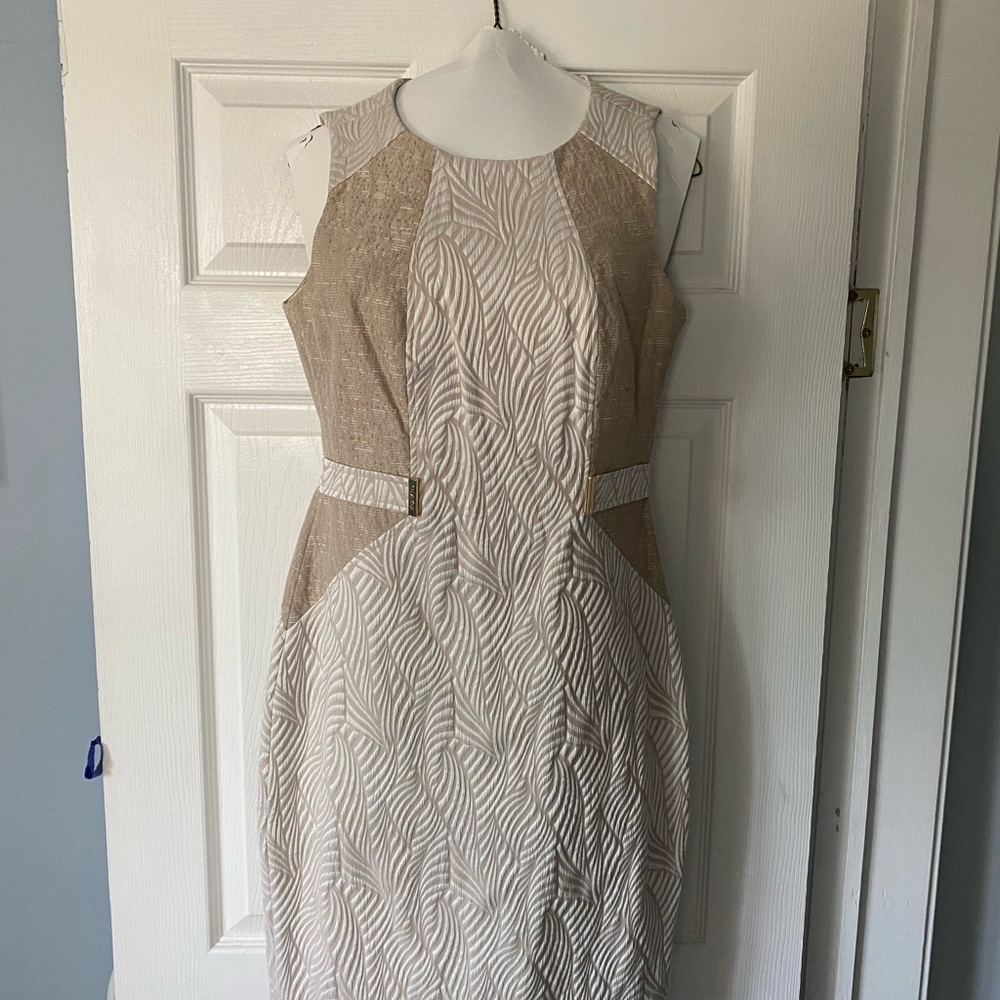The interview dress- Calvin Klein